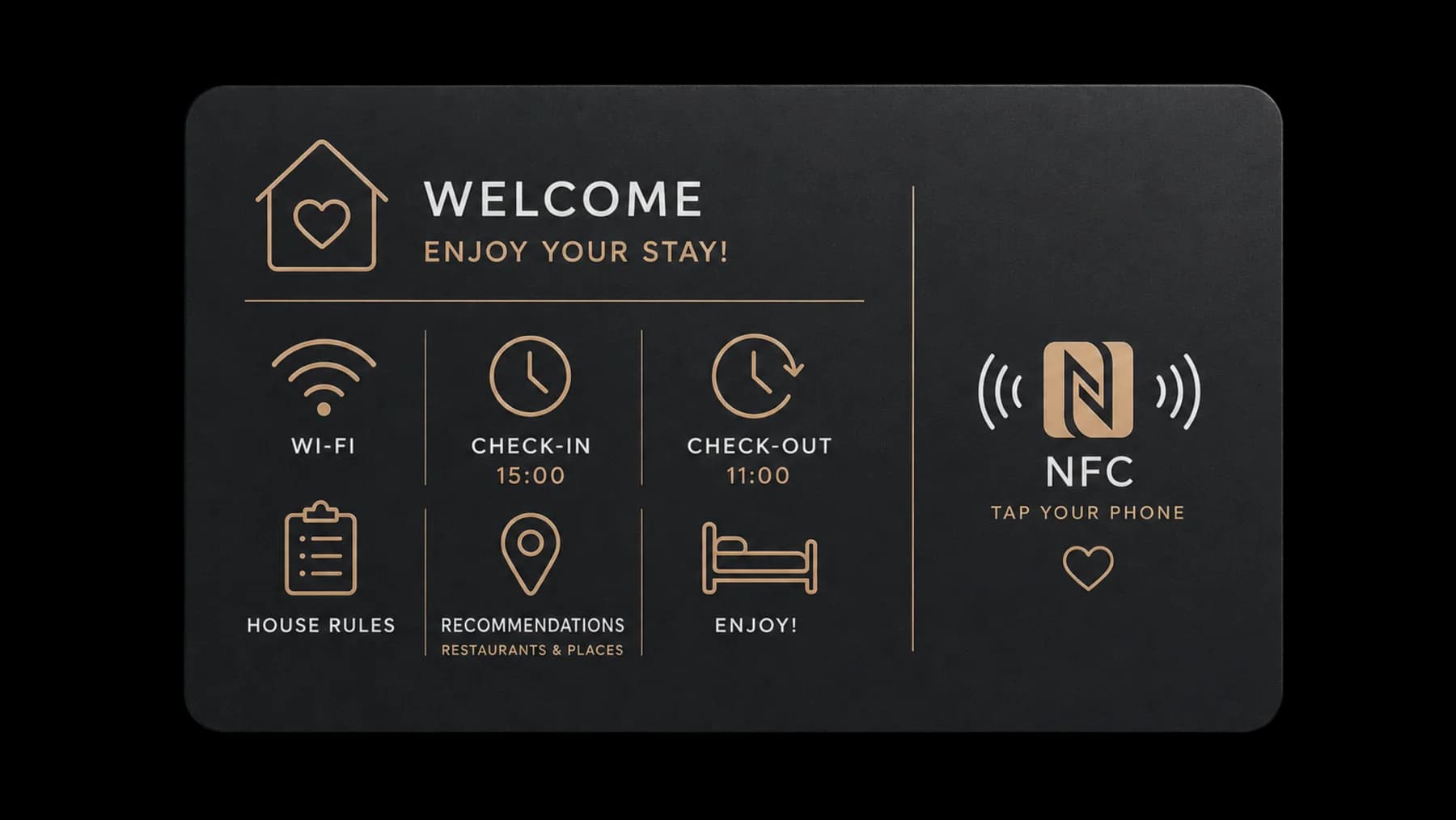 Airbnb Guest Card