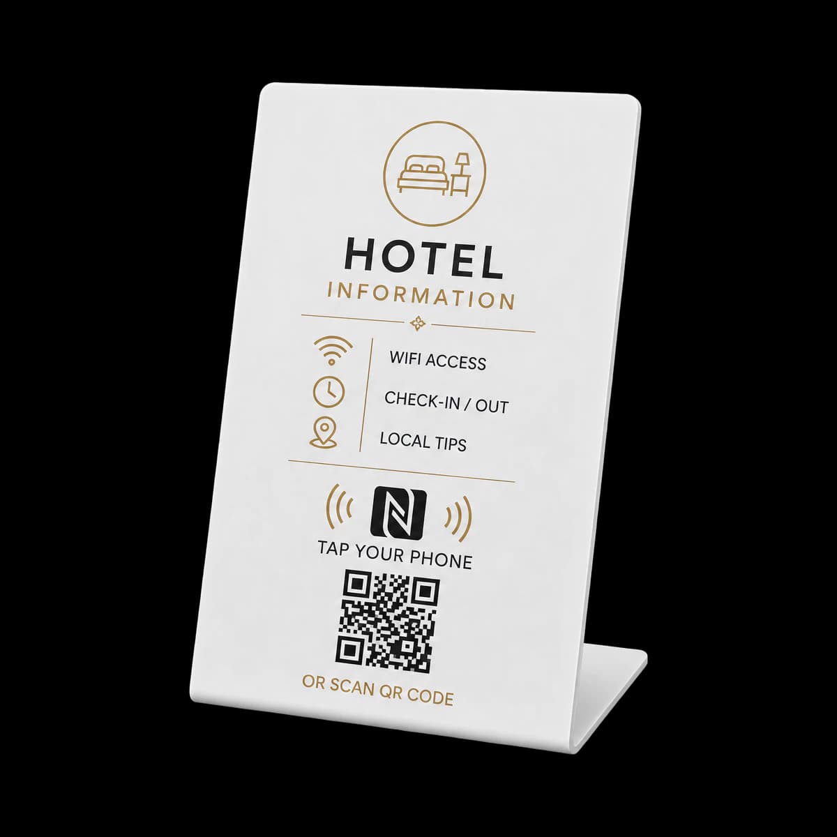 Hotel information stand