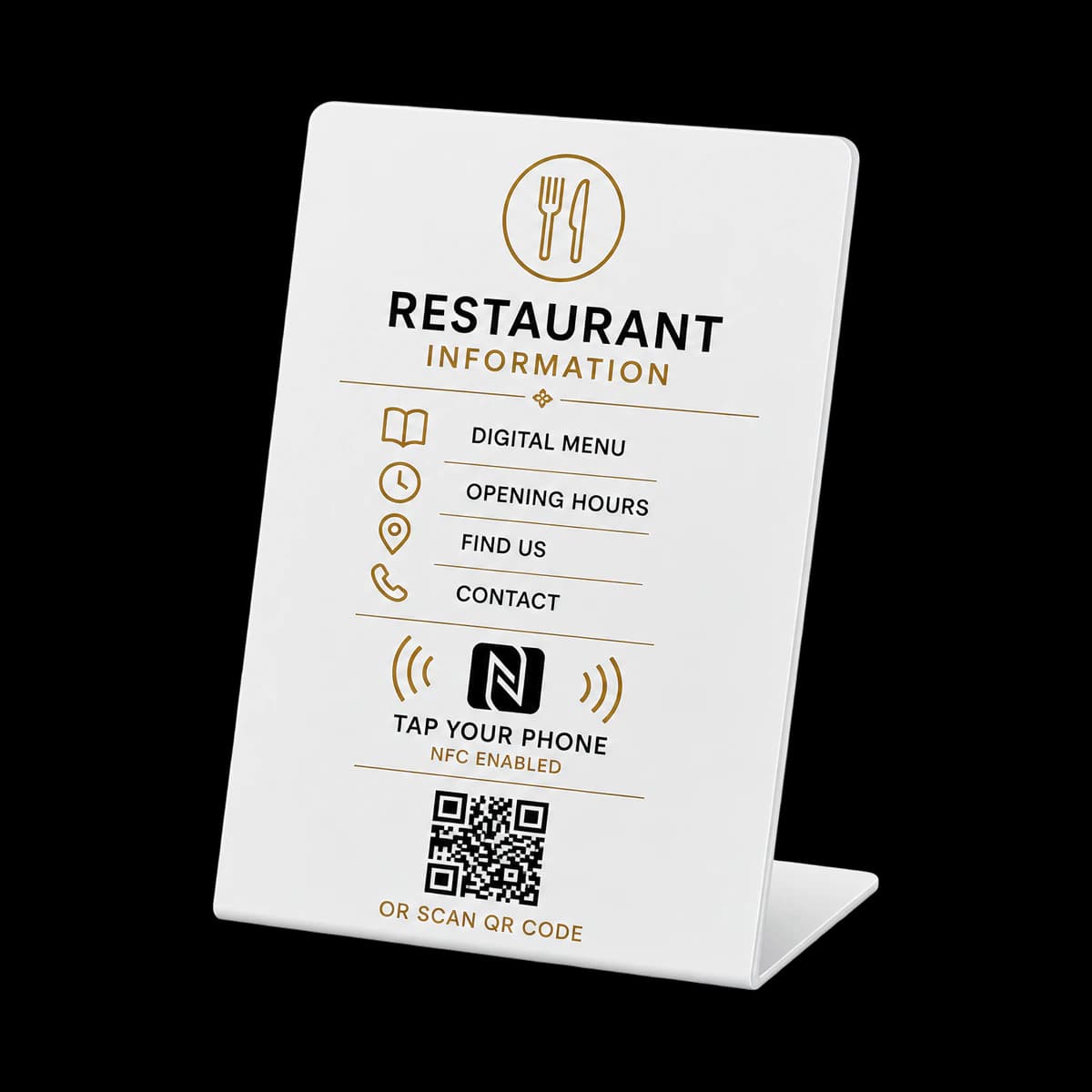 Restaurant Information Stand